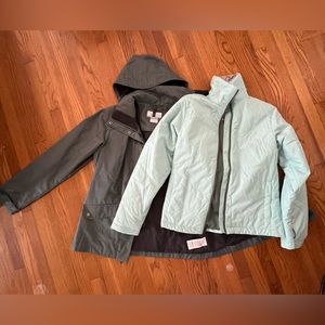 Columbia  x2 women jacket XS New without tags. waterproof